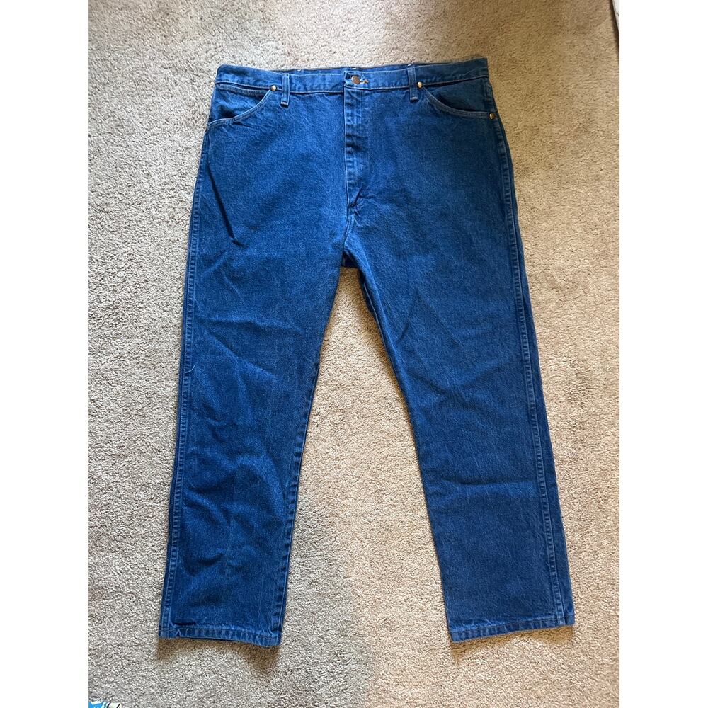 Wrangler Men’s Cowboy Cut‎ Original Fit Jeans in Prewashed Indigo 40x30 - Picture 4 of 4